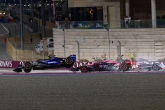 F1 team fires driver after crashing in Qatar GP.