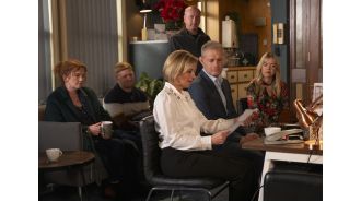 Exes find solace in each other's sorrow in upcoming funeral scenes on Coronation Street.