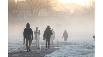 The week has started with freezing temperatures dropping to -7C.