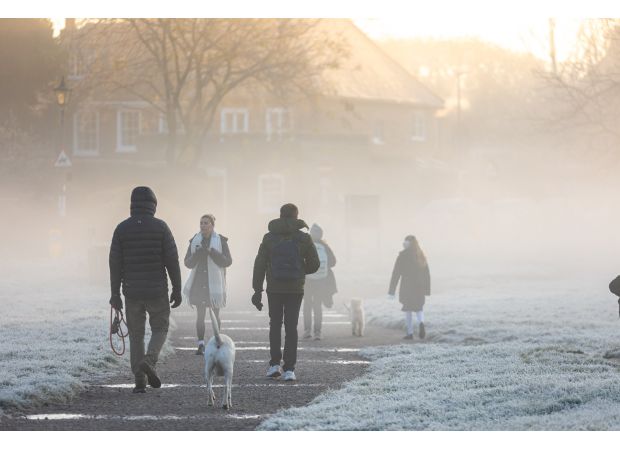 The week has started with freezing temperatures dropping to -7C.