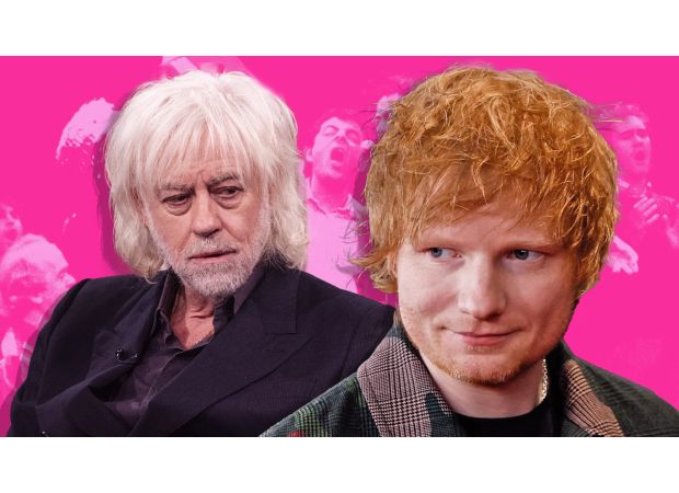 Bob Geldof feels invigorated by the criticism surrounding Band Aid and the issue with Ed Sheeran.