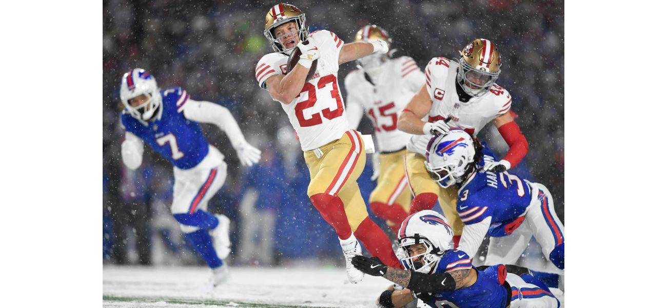 McCaffrey's season in jeopardy due to knee injury in 49ers' loss to Bills.