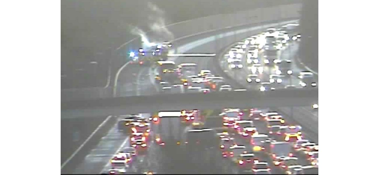 The M40 has traffic delays for drivers heading to London due to a vehicle fire.
