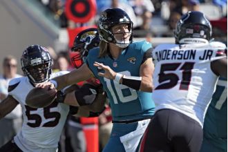 Jaguars coach condemns violent hit on QB Trevor Lawrence as unacceptable for the league.