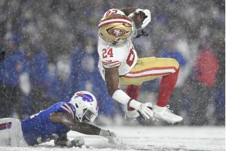 49ers expressed disappointment after being overwhelmed by Bills in snowy Buffalo.