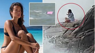 A 24-year-old actress was killed by a large wave while practicing yoga at a scenic location.