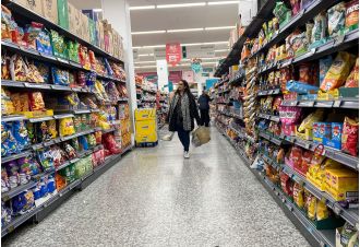 Grocery store giving more loyalty points on all items.