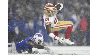 49ers expressed disappointment after being overwhelmed by Bills in snowy Buffalo.