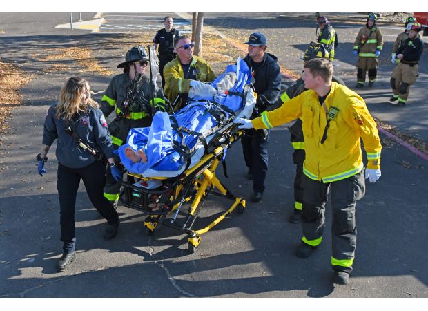 A person with severe burns was flown by helicopter due to a Toyota Prius catching fire in Contra Costa County.