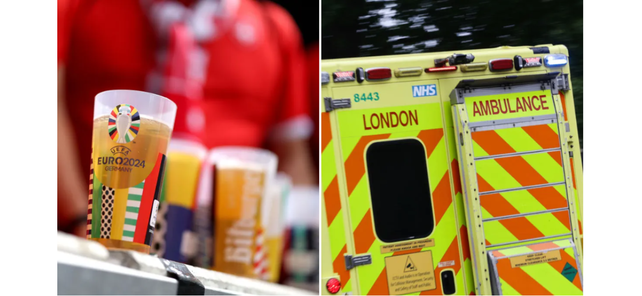 In two hours, I drank 10 pints, missed my team's game, and was taken to the hospital in an ambulance.