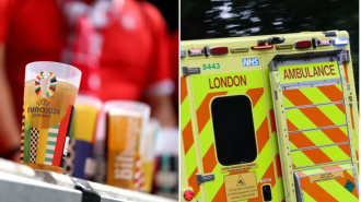 In two hours, I drank 10 pints, missed my team's game, and was taken to the hospital in an ambulance.