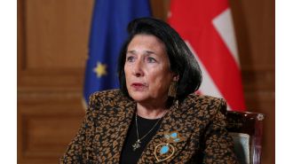 Georgia asks Europe for support during ongoing protests.