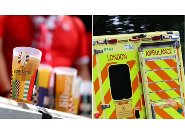 In two hours, I drank 10 pints, missed my team's game, and was taken to the hospital in an ambulance.