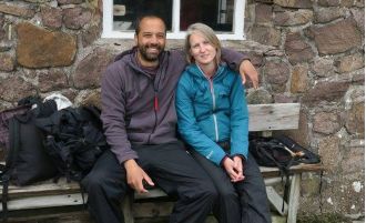 Authorities end search for couple after their boat was damaged by a large wave.