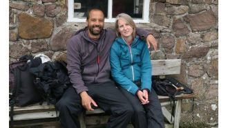 Authorities end search for couple after their boat was damaged by a large wave.
