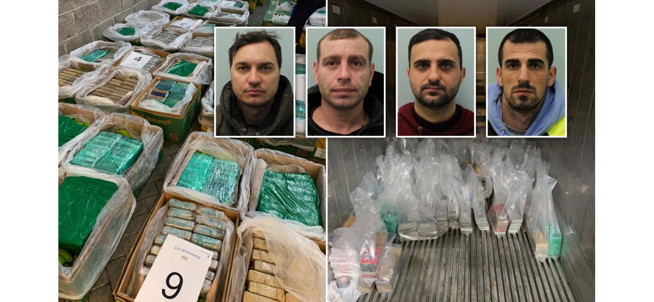 A gang was sentenced to 116 years in prison for smuggling drugs worth £200 million disguised as bananas.