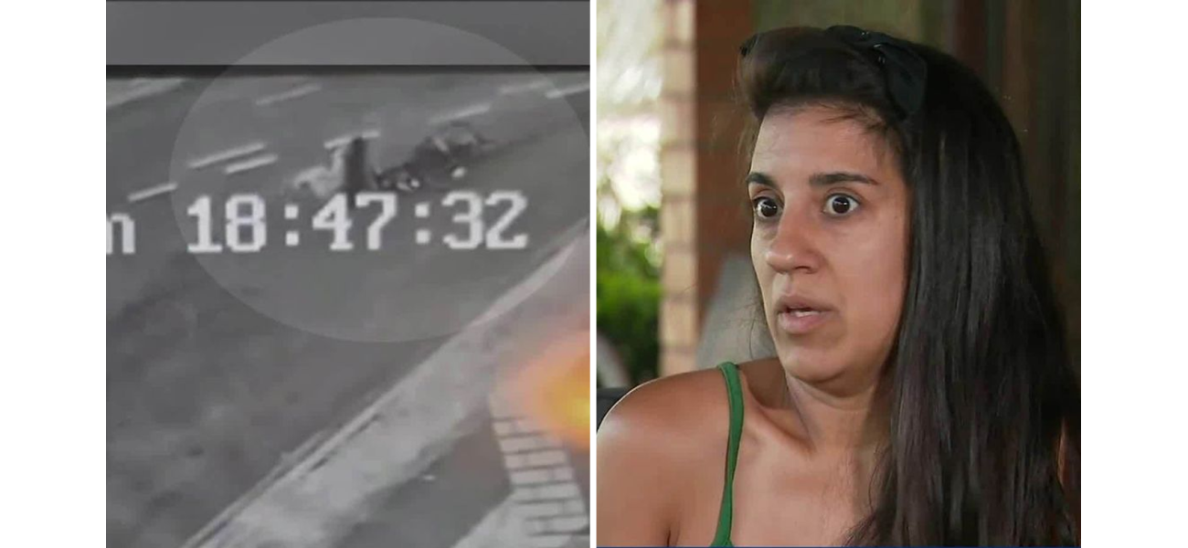 Disturbing video captures the scene of a hit and run in Brisbane.