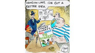 A funny daily comic strip by Guy Venables that appears in the Metro newspaper.