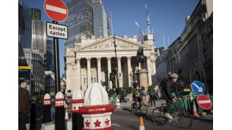 London plans £4.5m cycle lane route shown on map