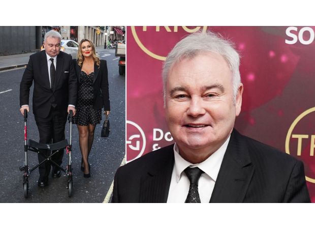 Eamonn Holmes, 65, made his first public appearance with girlfriend Katie Alexander, 42, and they looked very happy together.