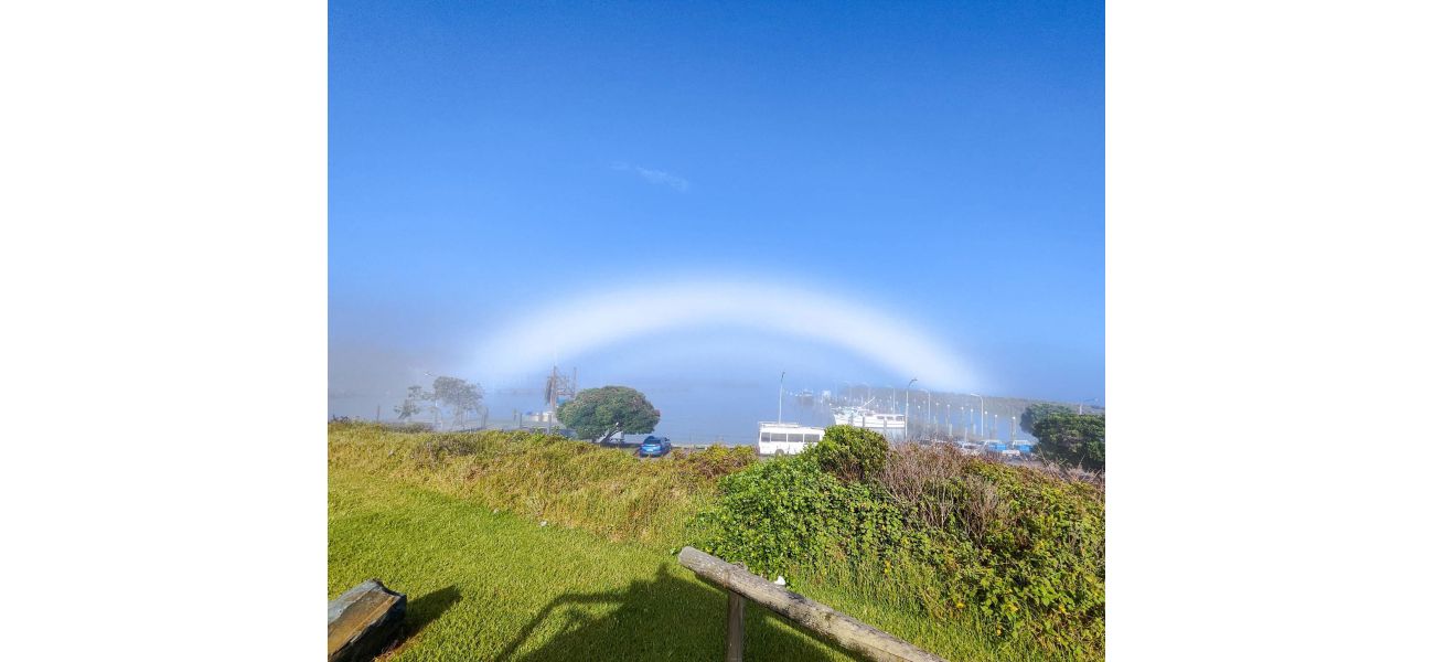 A unique white rainbow appears above NSW - curious about what it is?