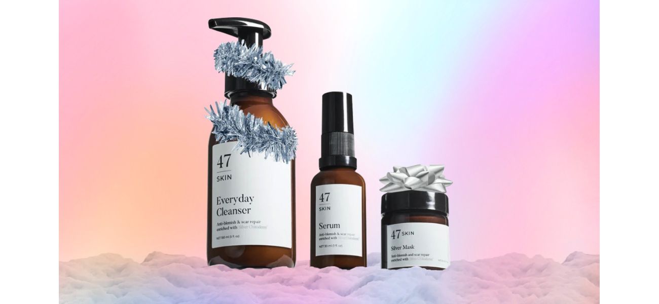 Give the gift of self-confidence this holiday season with 47 Skin's award-winning skincare, now with discounts.