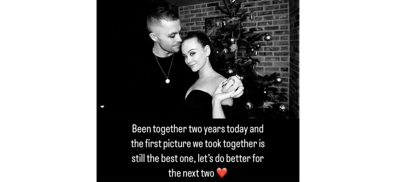 Famous actors from beloved show mark 2 years as couple.
