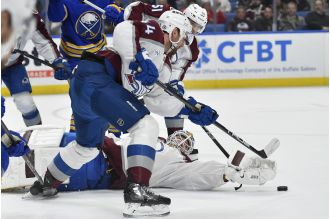 Nathan MacKinnon and Scott Wedgewood lead the Avalanche to a remarkable comeback win against Buffalo.