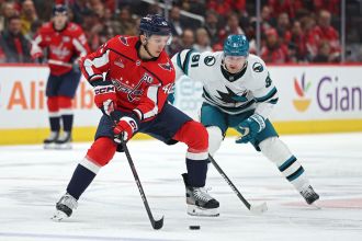 Sharks shock Capitals with Eklund's overtime goal