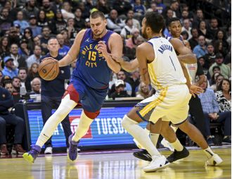 Nikola Jokic and the Nuggets overcome an 11-point deficit to defeat the Warriors.