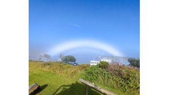 A unique white rainbow appears above NSW - curious about what it is?