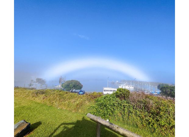 A unique white rainbow appears above NSW - curious about what it is?