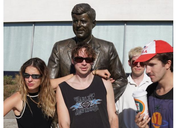 UK group Sports Team experienced armed robbery outside Starbucks while on inaugural US tour.