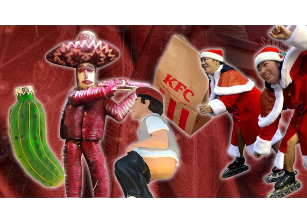 8 strange and delightful holiday customs tempting us to relocate.