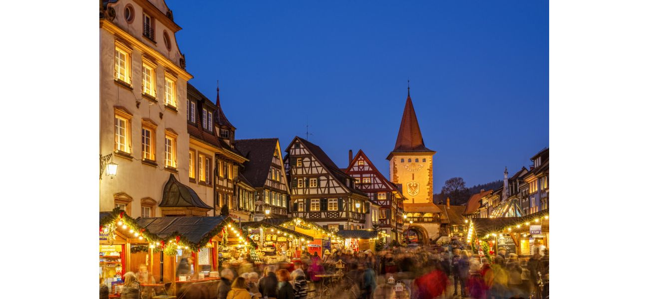 A European town turns into a giant Advent calendar annually, creating a magical fairytale atmosphere.