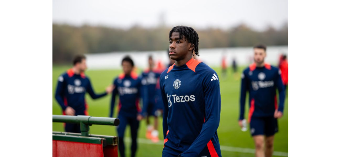 Godwill Kukonki, a 16-year-old player, is part of the Man Utd team facing Arsenal.