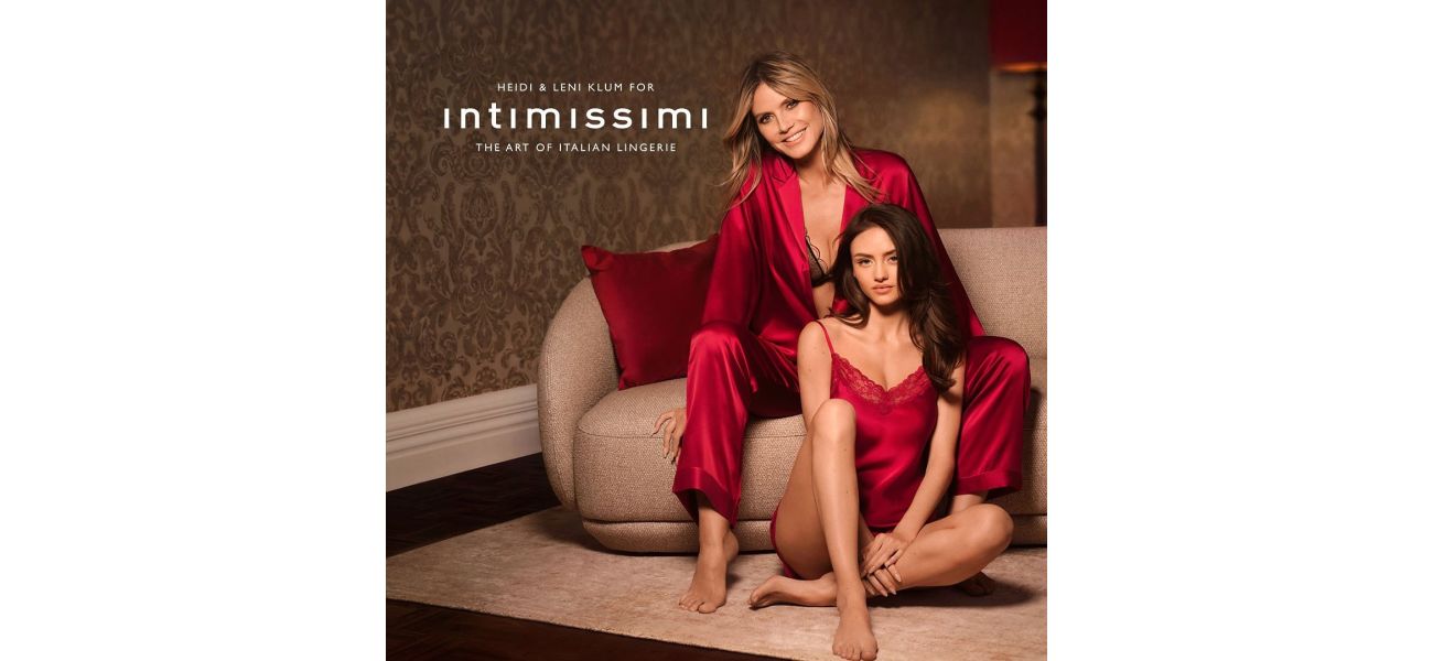 After facing criticism for posing in lingerie with her daughter, Heidi Klum shares a subtle response.