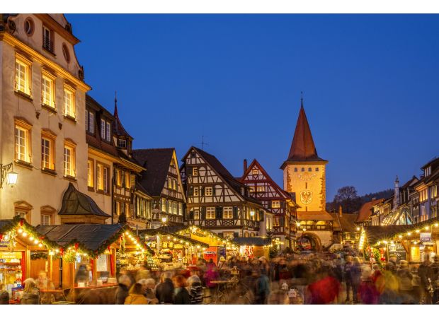 A European town turns into a giant Advent calendar annually, creating a magical fairytale atmosphere.