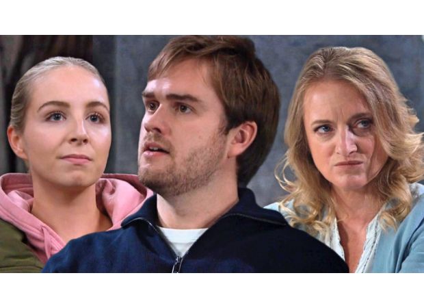 Nicola is shocked when Belle reveals important information about Tom King from prison in Emmerdale.