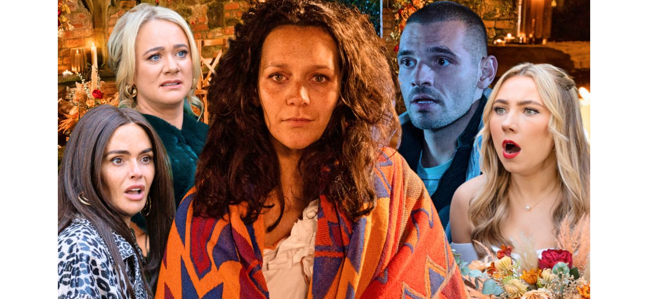Hollyoaks reveals what happens to Abe and Cleo at their wedding as she manages to escape from him.