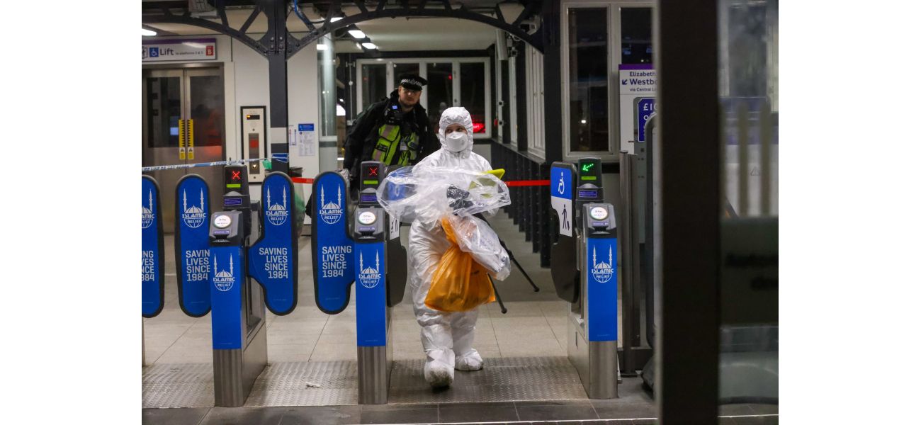 A London station was shut down due to a passenger assaulting a staff member.