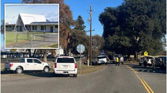 A shooter injures two young students at a Christian school.