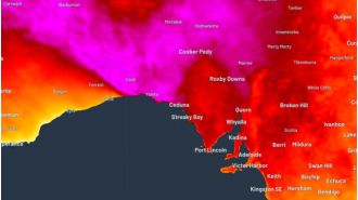 Parts of south-eastern Australia will experience temperatures of 40 degrees or higher.