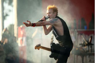 Popular 00s punk band cancels tour last minute due to lead singer's sickness.