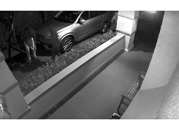 Burglars entered home through pet door, causing distress to kids.