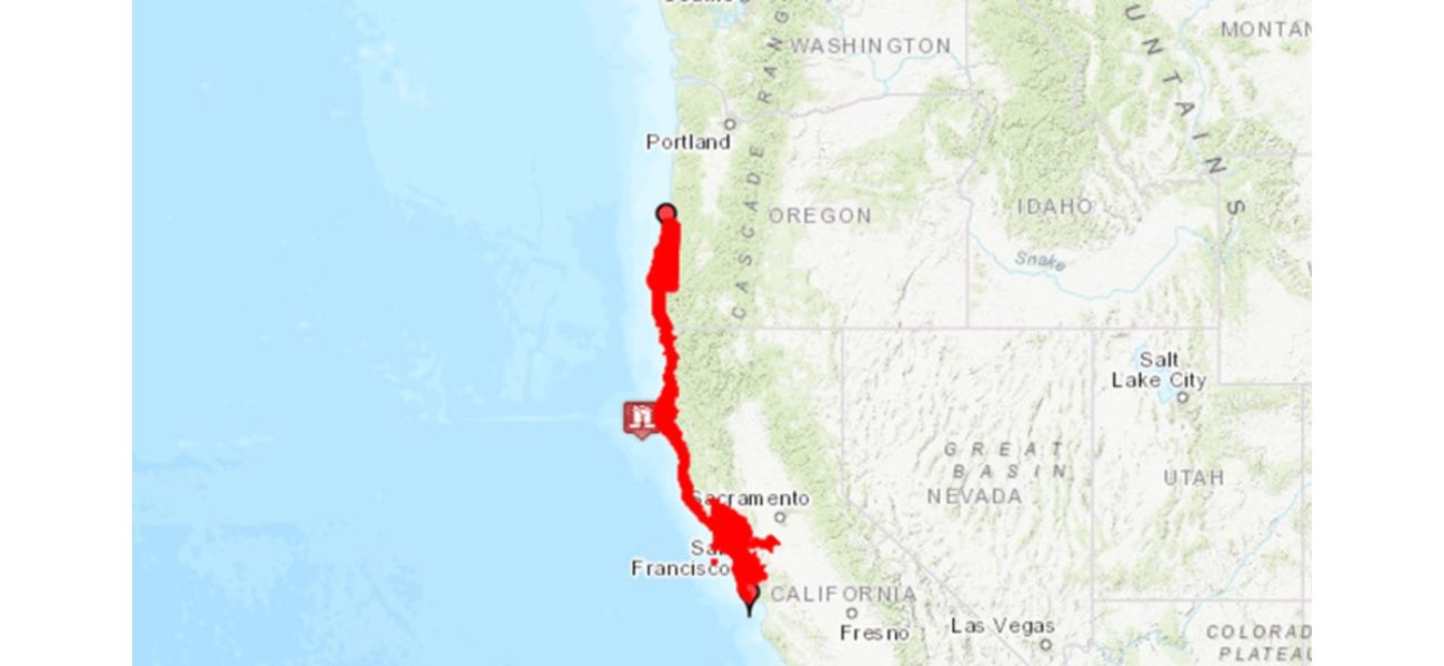 Residents in California told to evacuate as 7.0 tsunami threat looms.