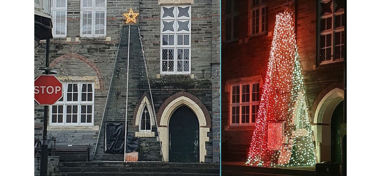 Local residents are angry about a metal Christmas tree that they consider unattractive and are calling for a real fir tree instead.