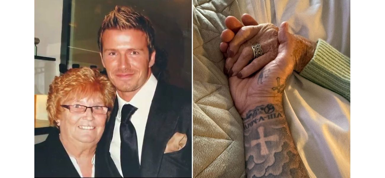 Beckham recalls the touching vow made by Kath Phipps when he joined Manchester United.