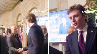 Hear Barron Trump speak for the first time and learn about his preferred method of socializing.