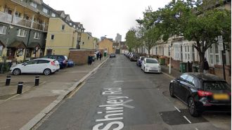 A woman is accused of a fatal dog attack in east London that caused a man's death.